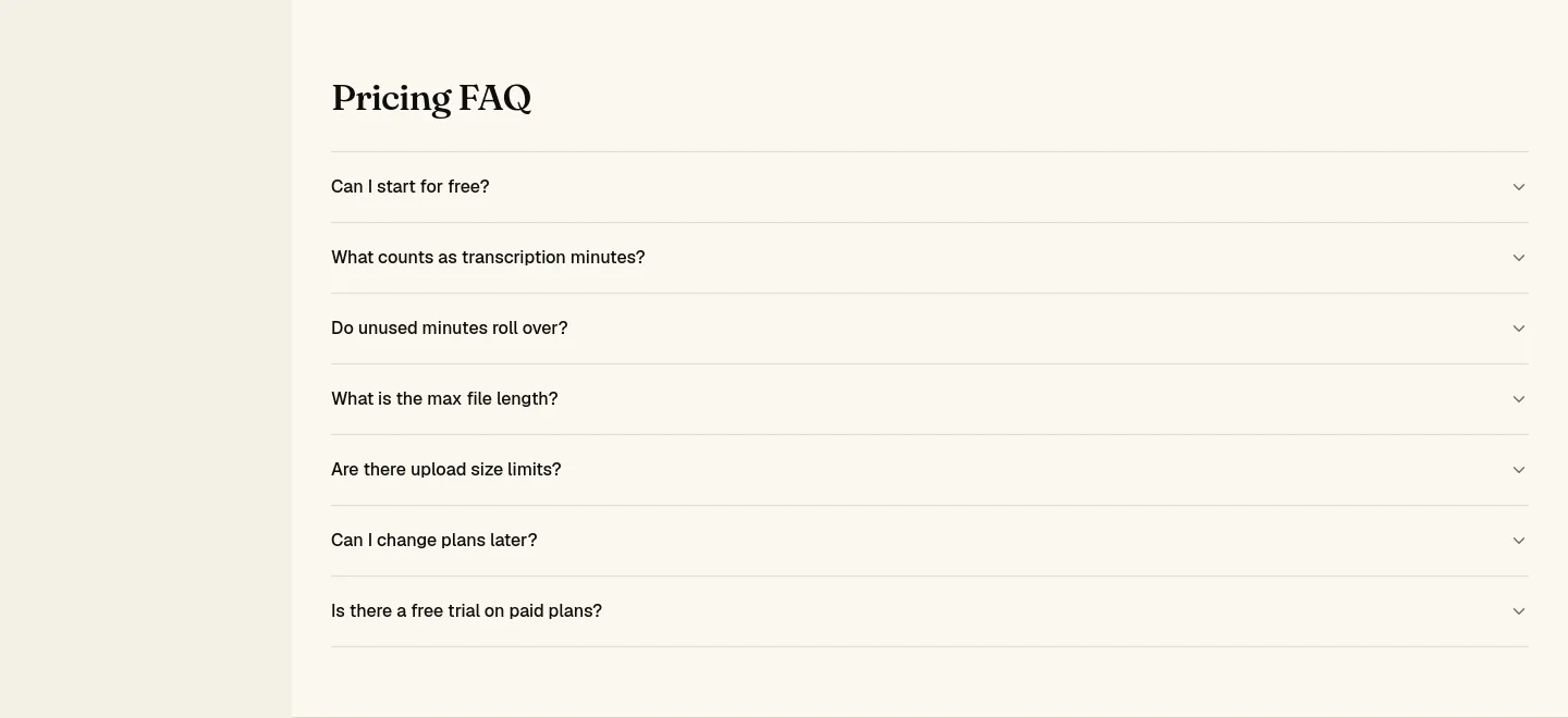 scribix.io FAQ section