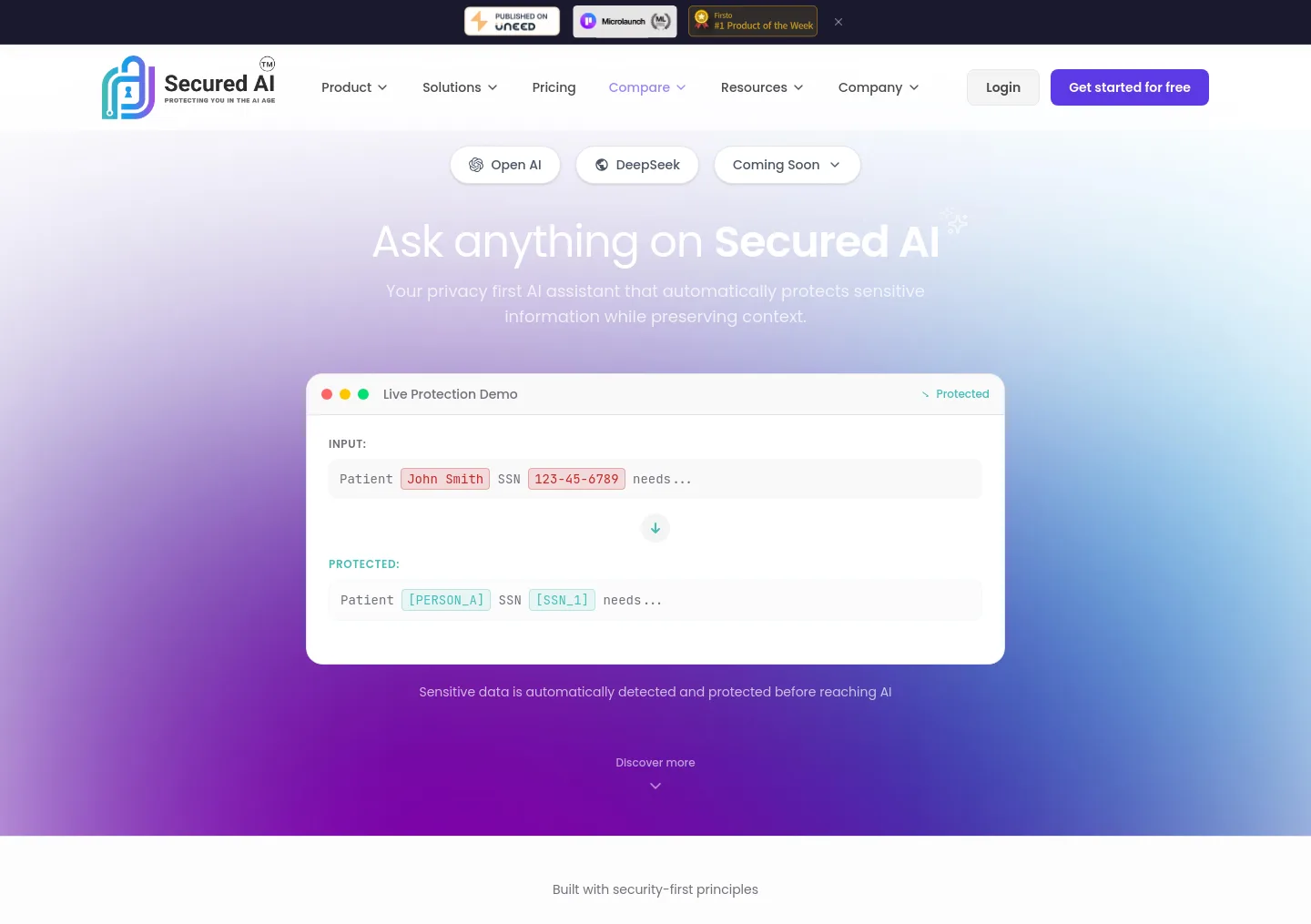 securedai.com — The Trust Wall