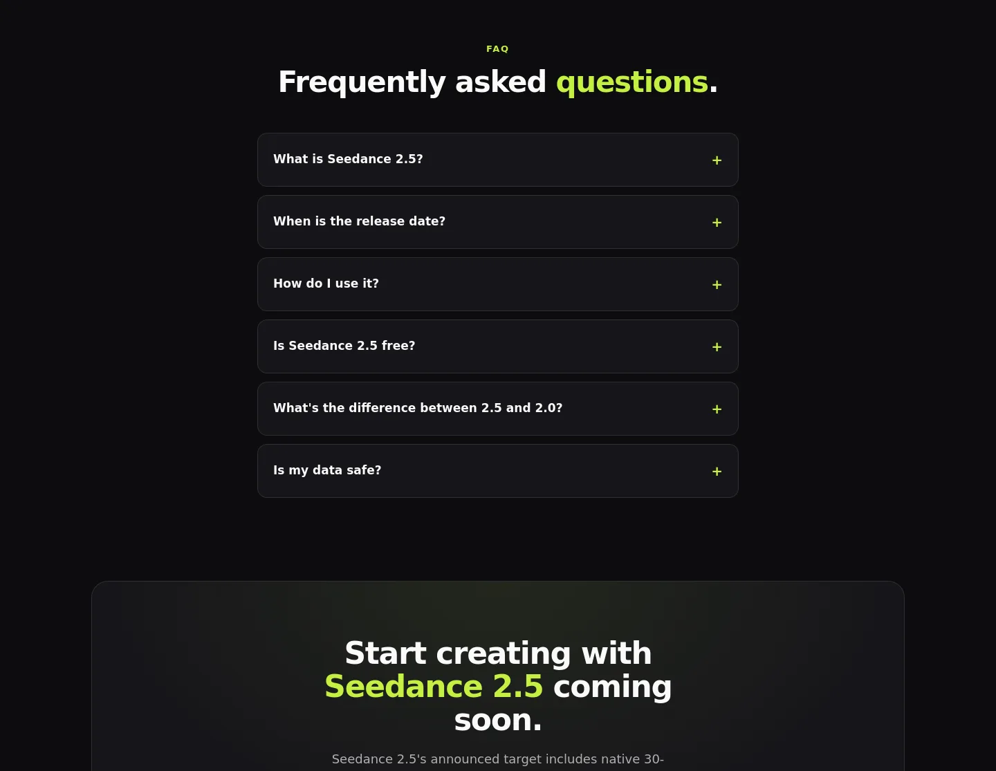 seedance2-5ai.net — FAQ