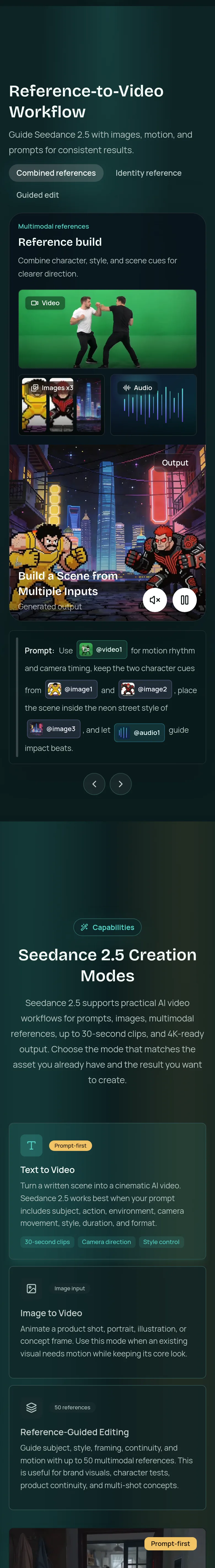 seedance2-5ai.com — Features