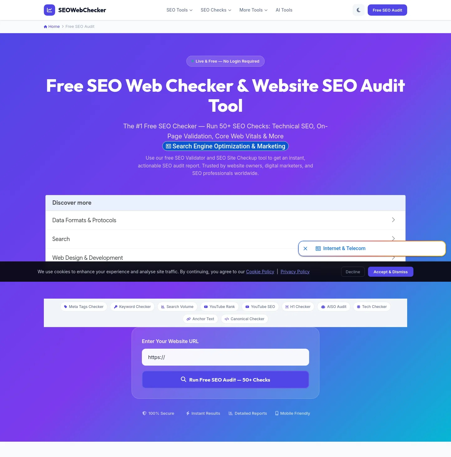 seowebchecker.com — The Objection-Handler