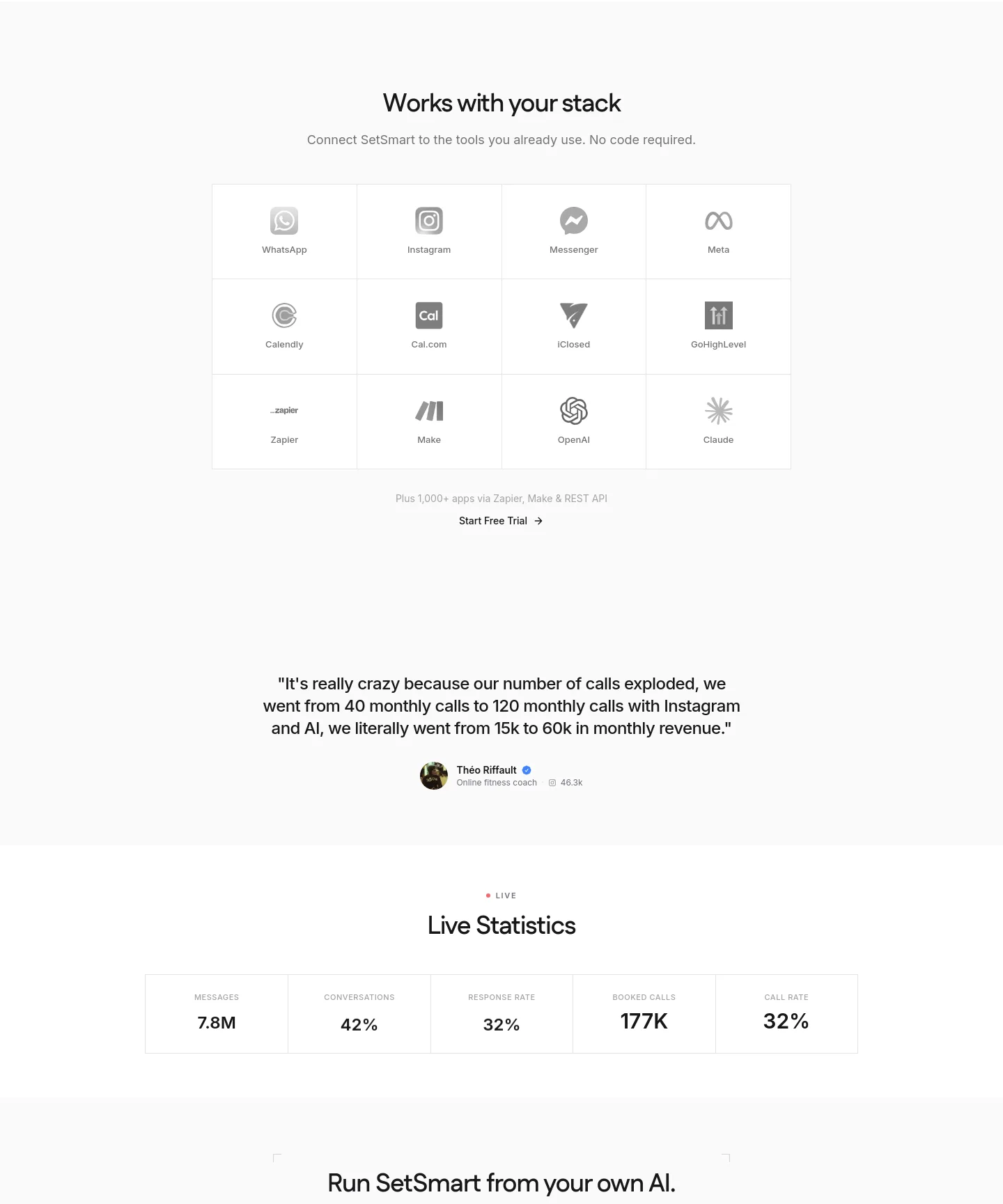 setsmart.io Logo Wall section