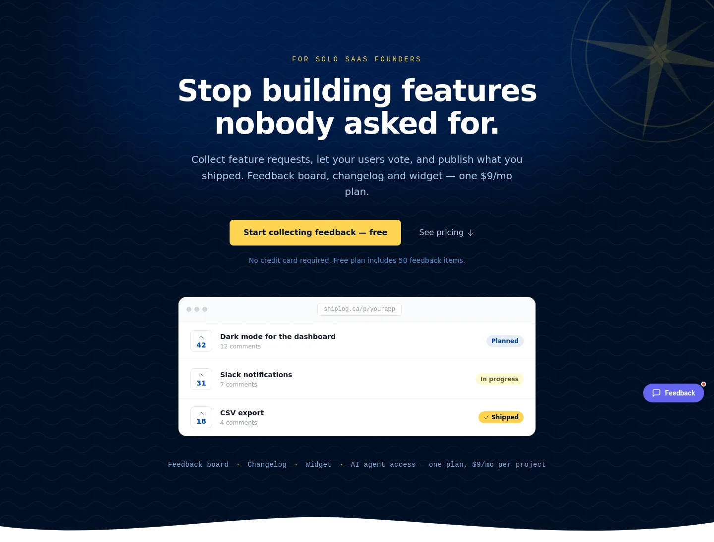 shiplog.ca — Hero