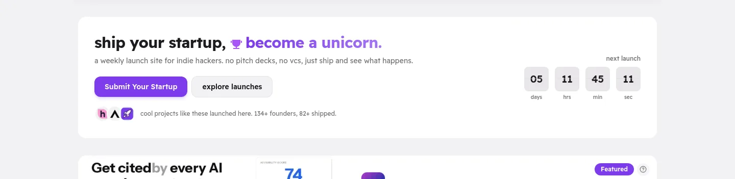 shipycorn.com — Hero