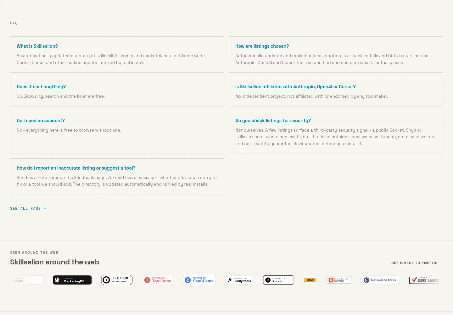 skillselion.com — FAQ