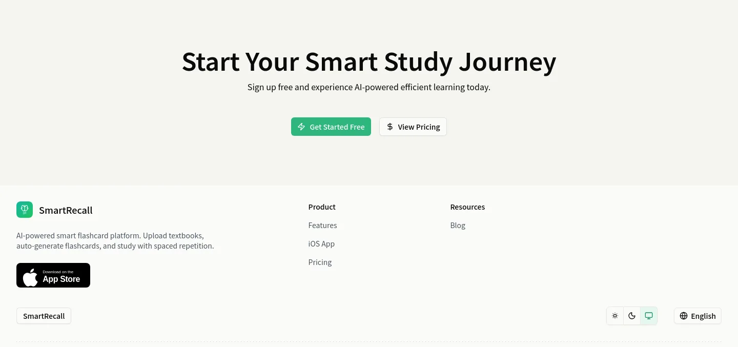 smartrecallai.com CTA section