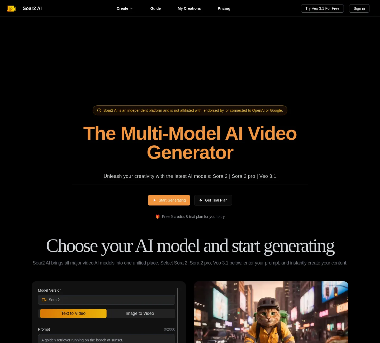 soar2ai.com — Hero + Logo Wall + Pricing + FAQ