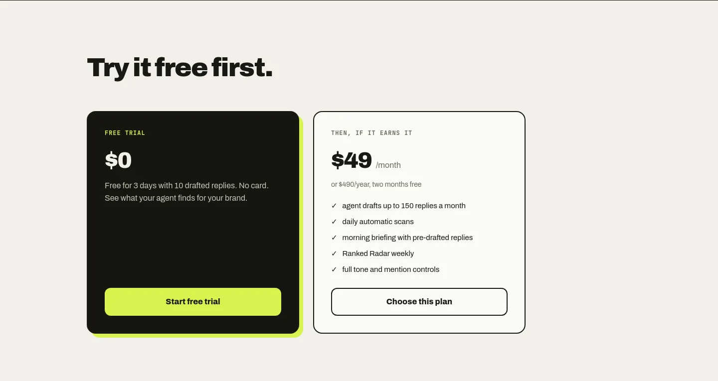 softshill.com — Pricing