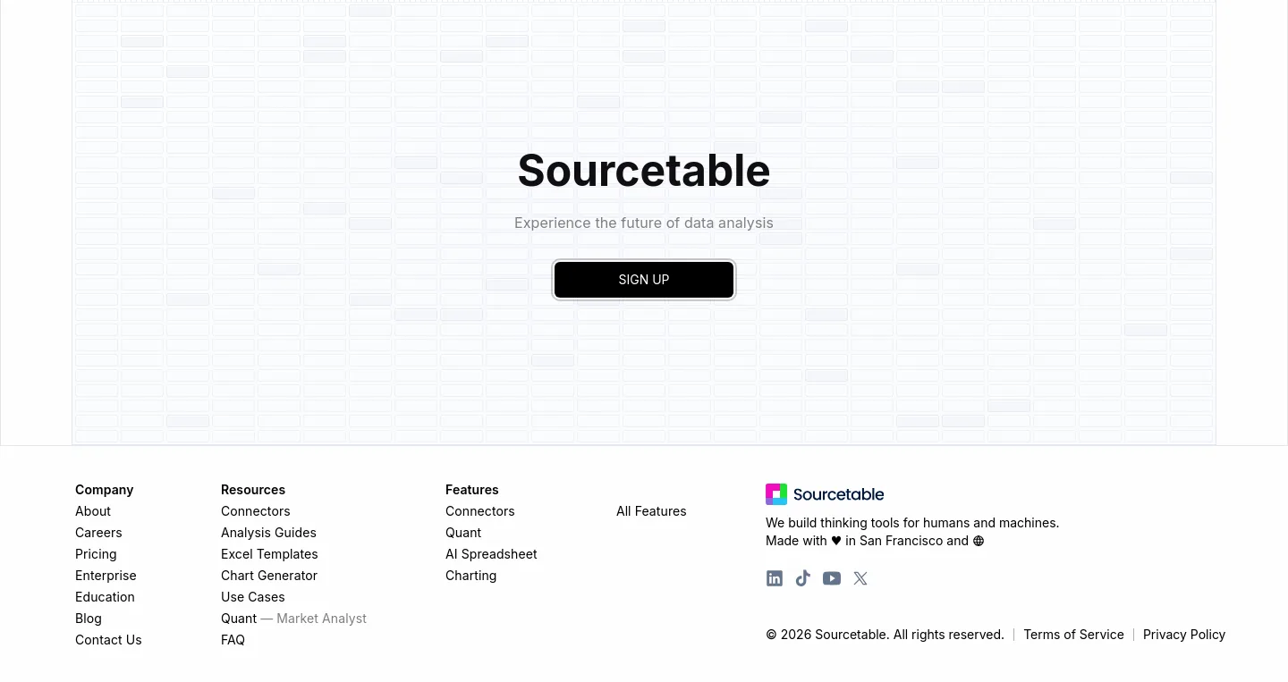 sourcetable.com — CTA