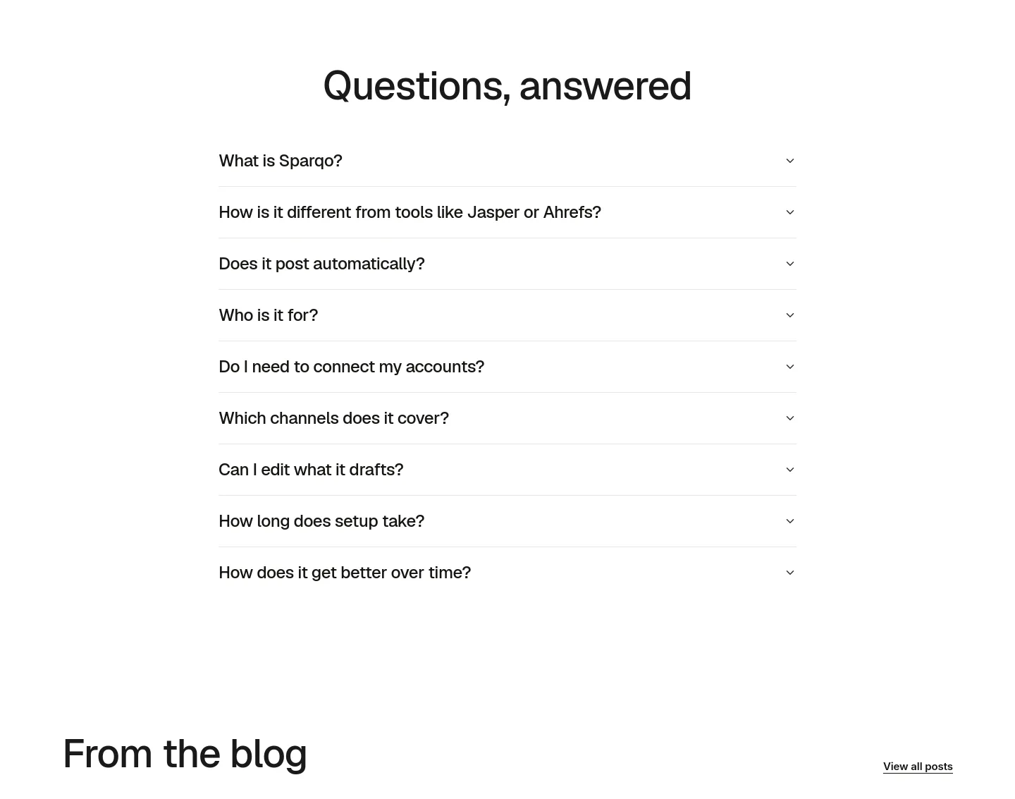 sparqo.ai — FAQ