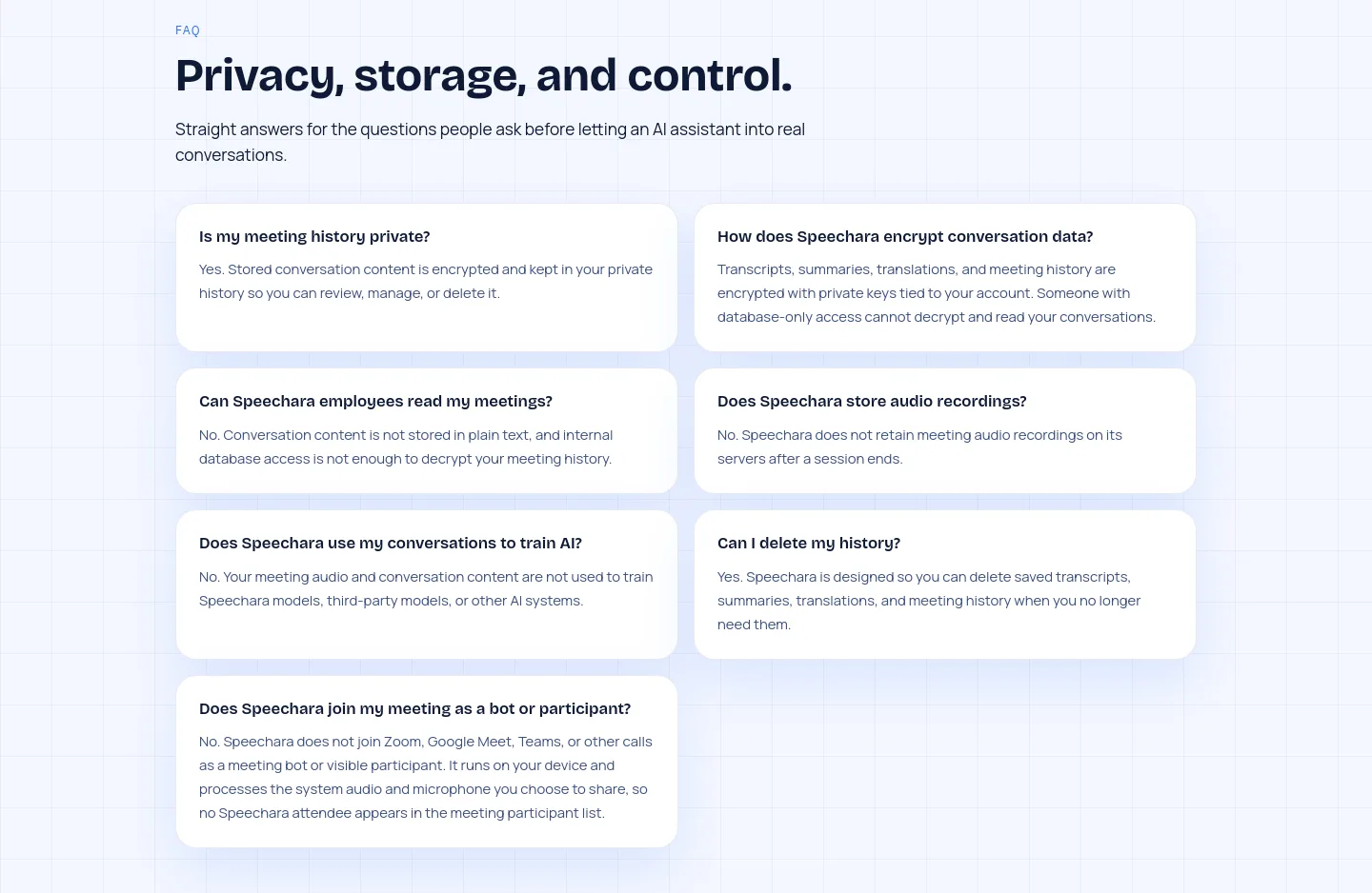 speechara.ai — FAQ