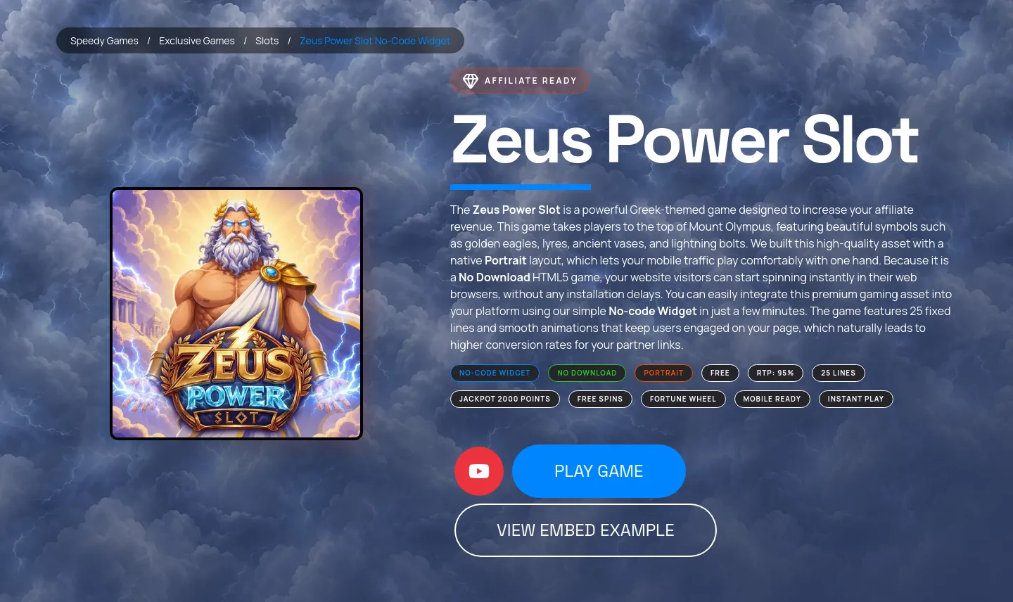 speedygames.com — Hero