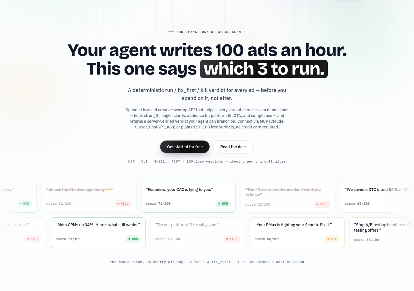 spendict.com — Hero
