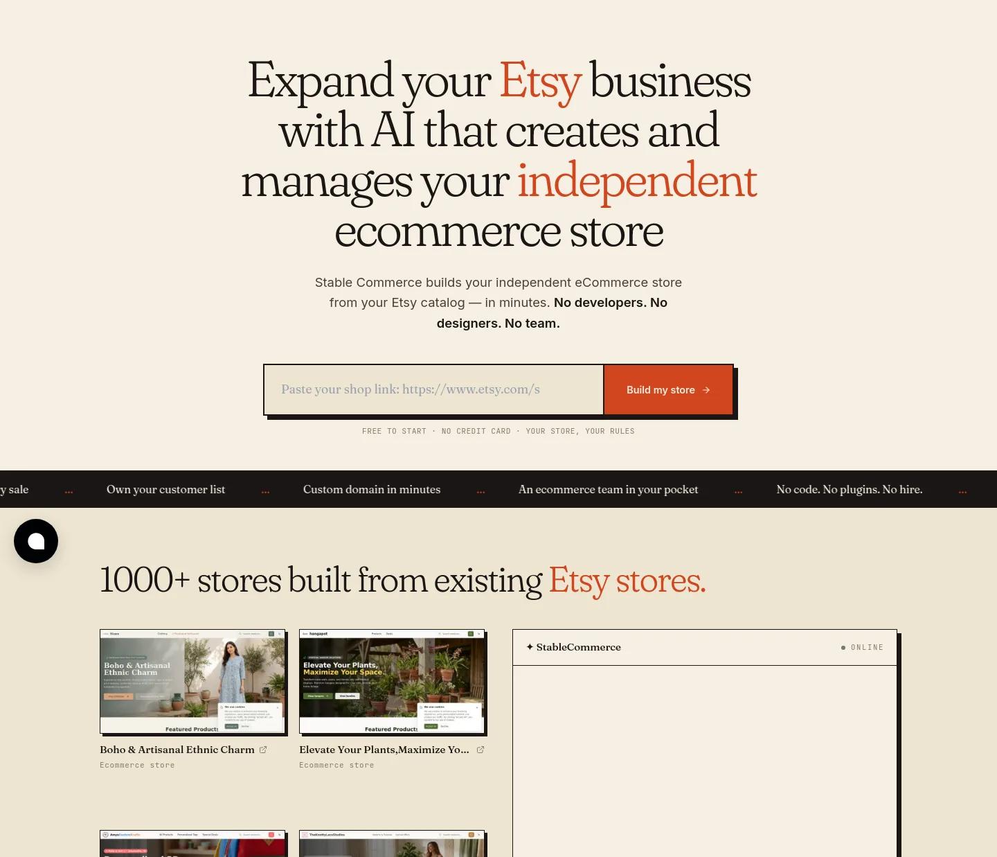 stablecommerce.ai — Hero