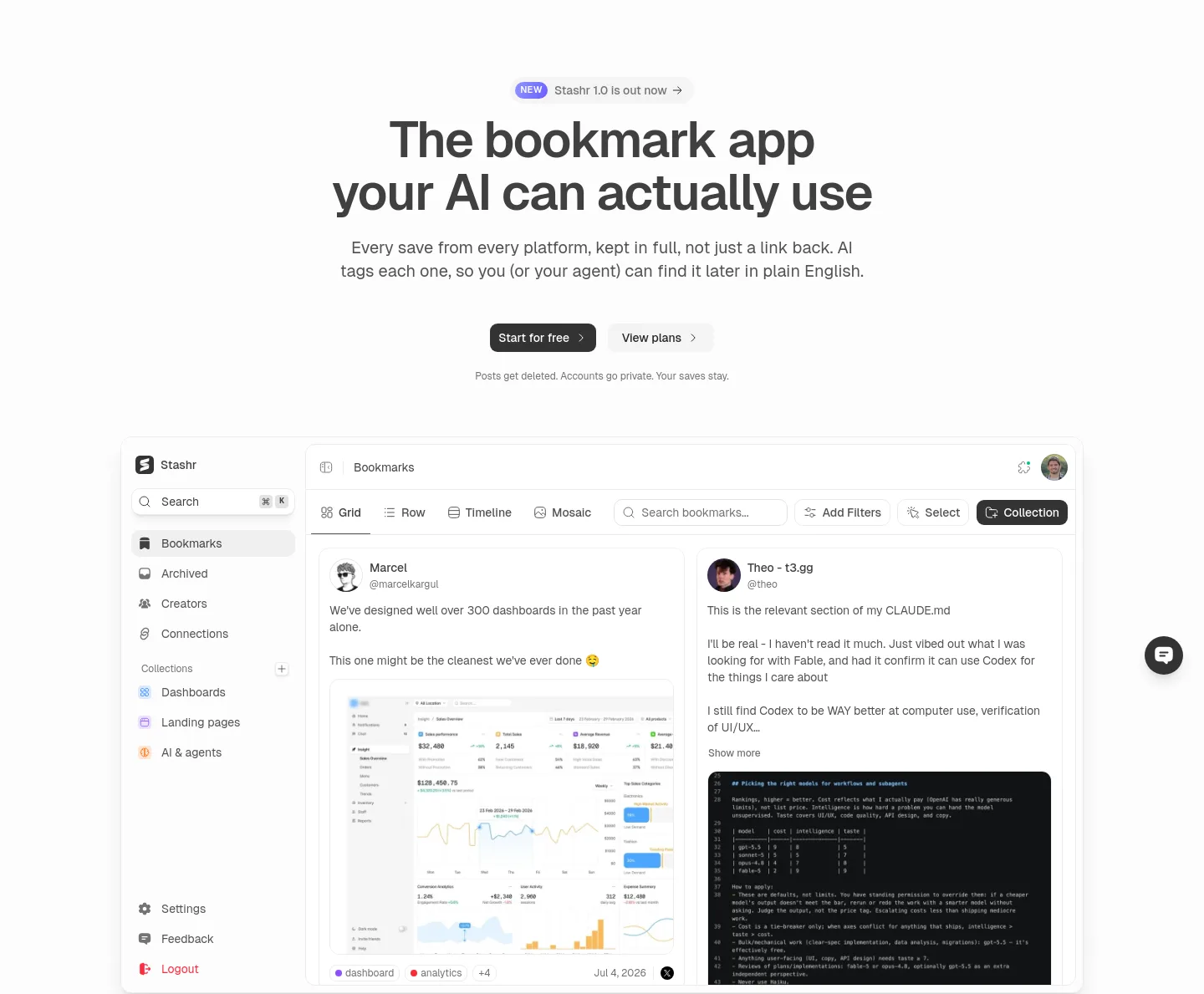 stashr.me — Hero