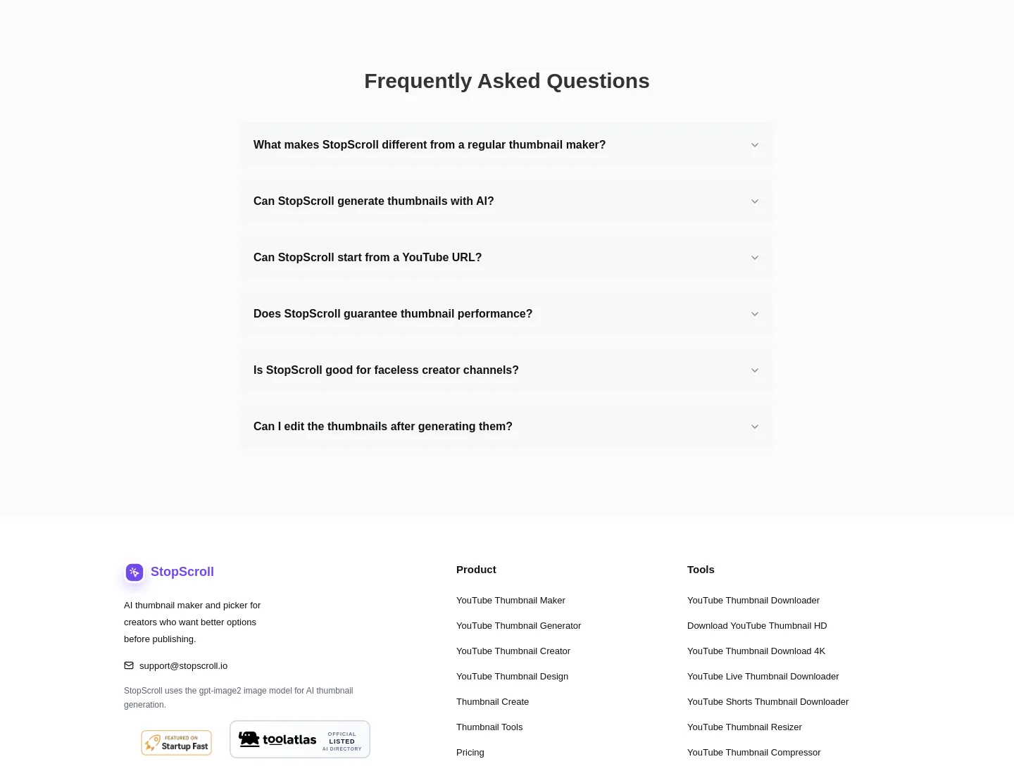stopscroll.io — FAQ