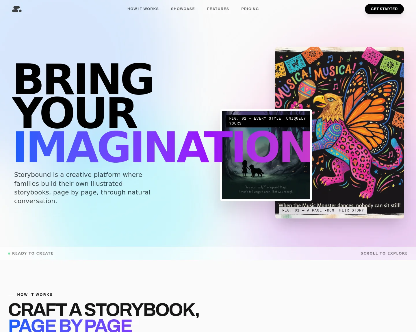 storybound.kids — Features