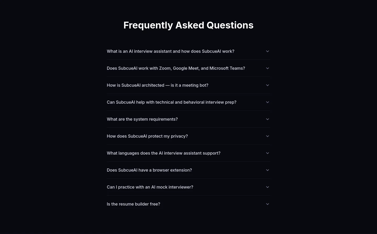 subcue.ai — FAQ