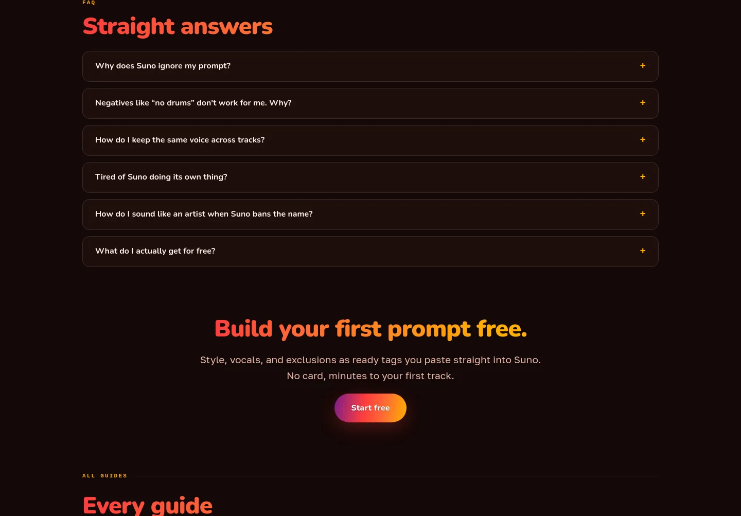 sunomarket.com — FAQ