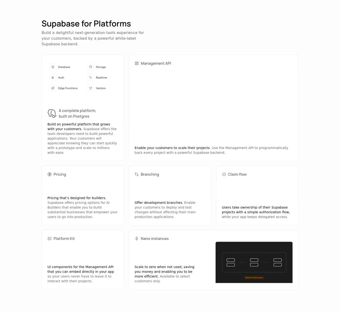 supabase.com Logo Wall section