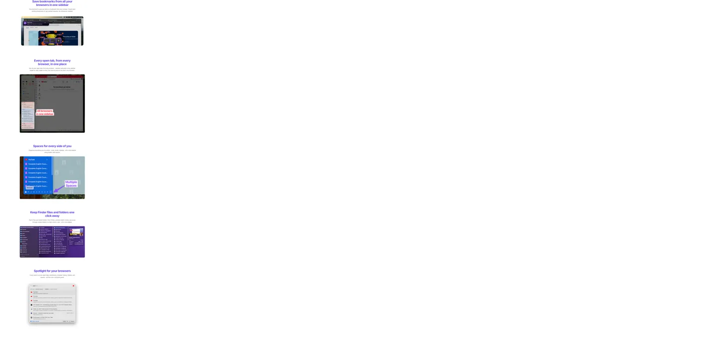 supasidebar.com Features section