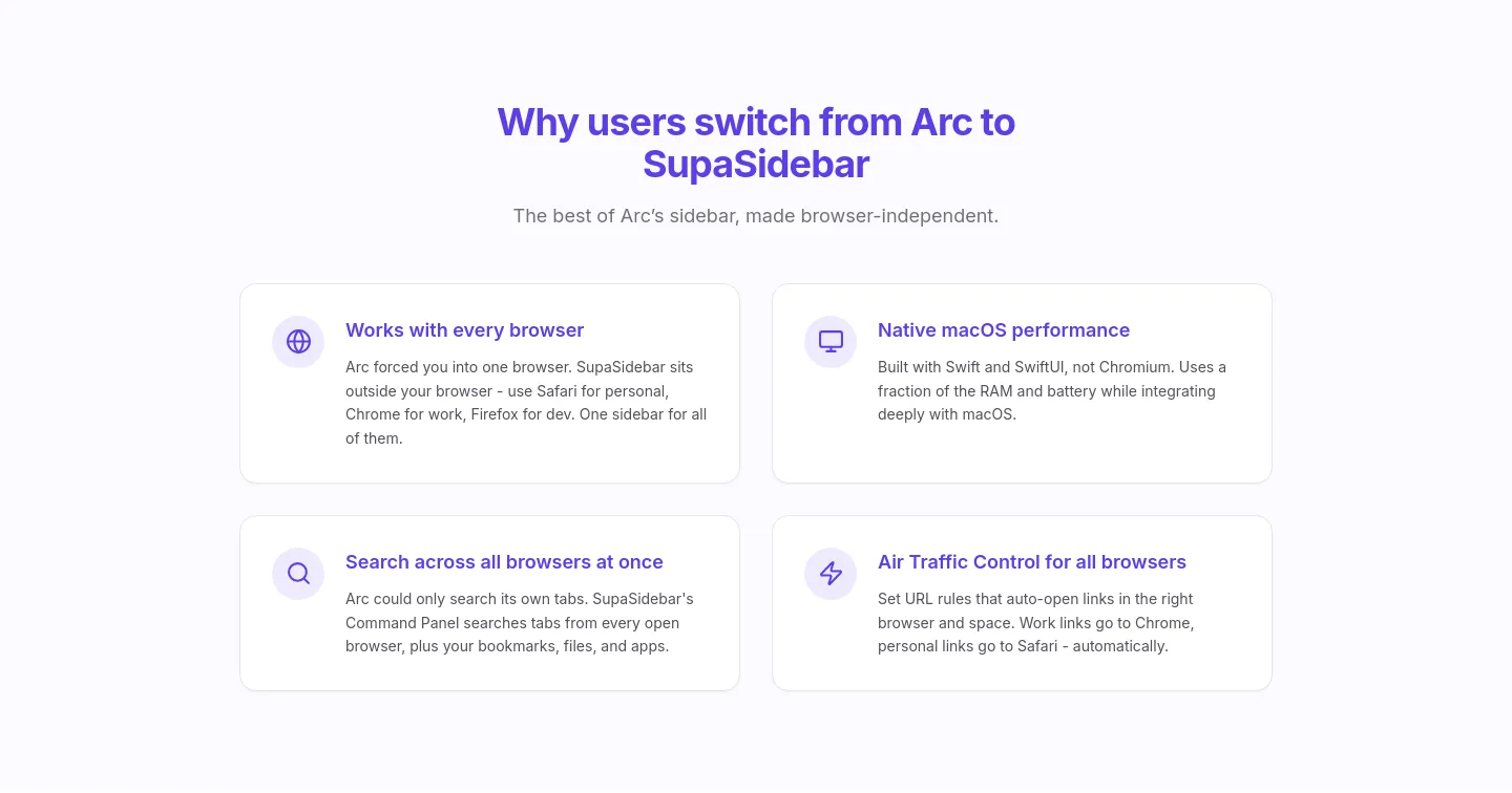 supasidebar.com Logo Wall section