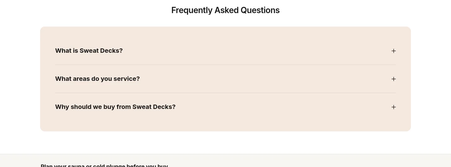 sweatdecks.com — FAQ