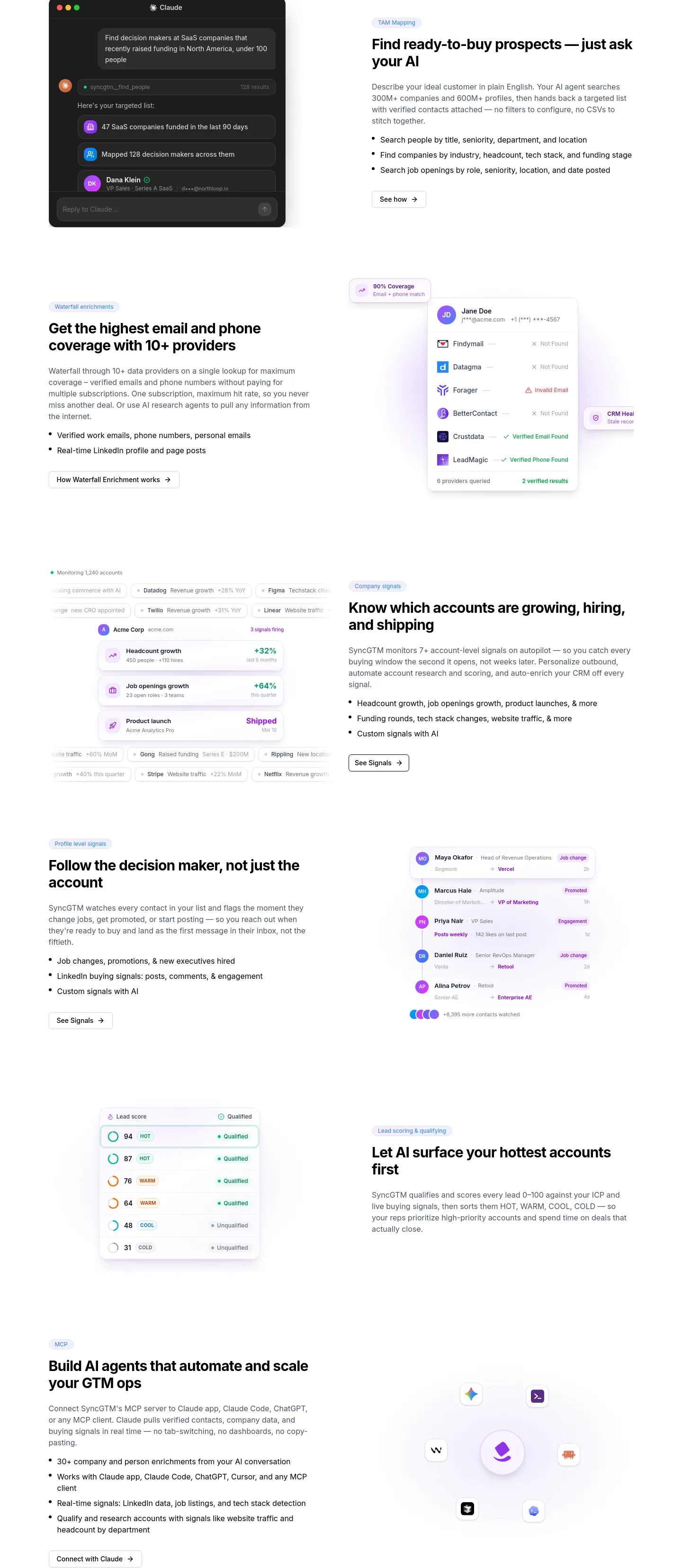 syncgtm.com Stats section