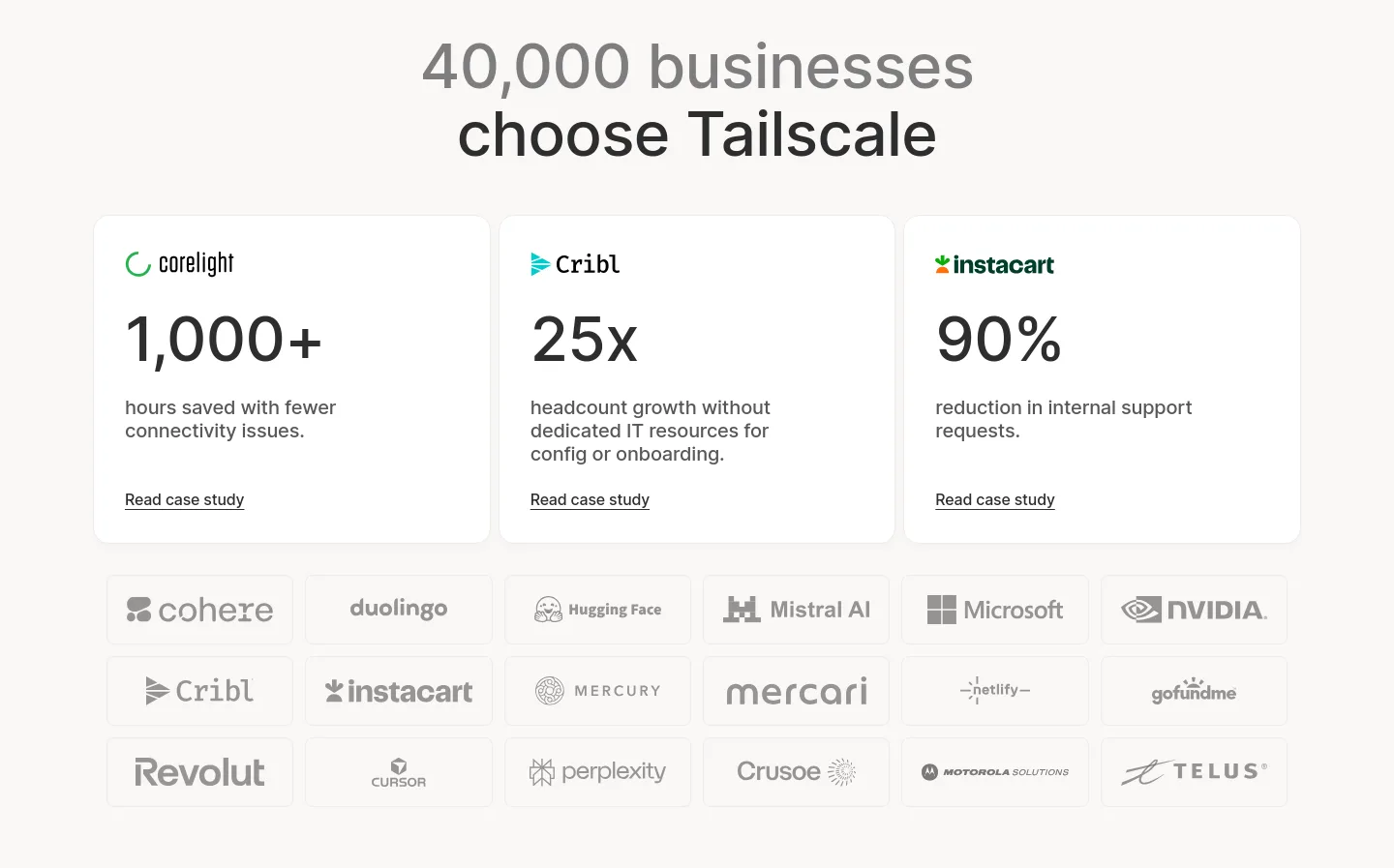 tailscale.com Stats section