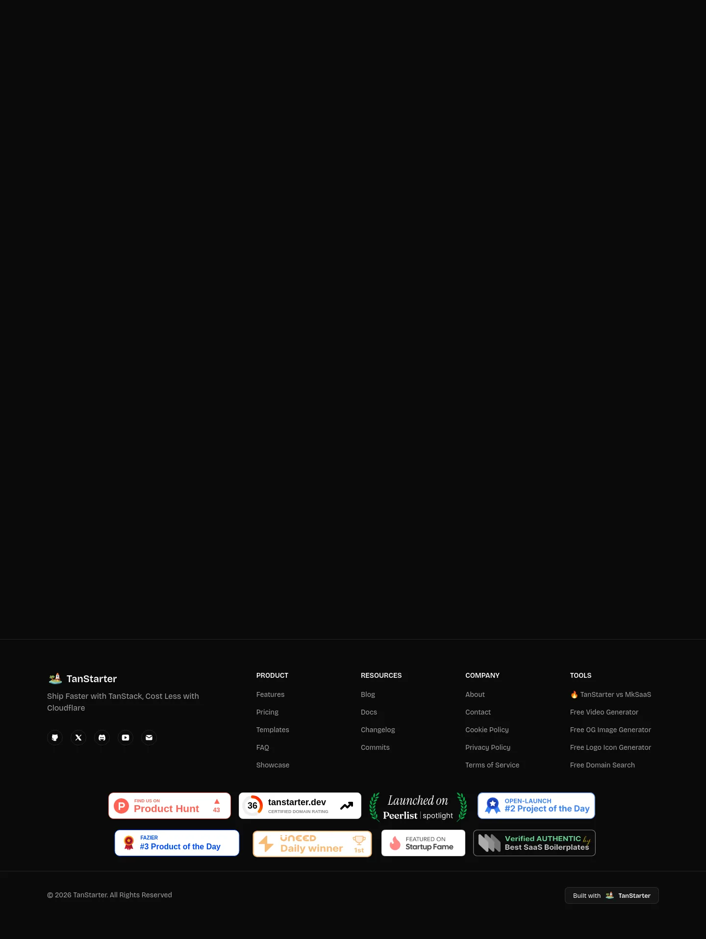 tanstarter.dev — Logo Wall