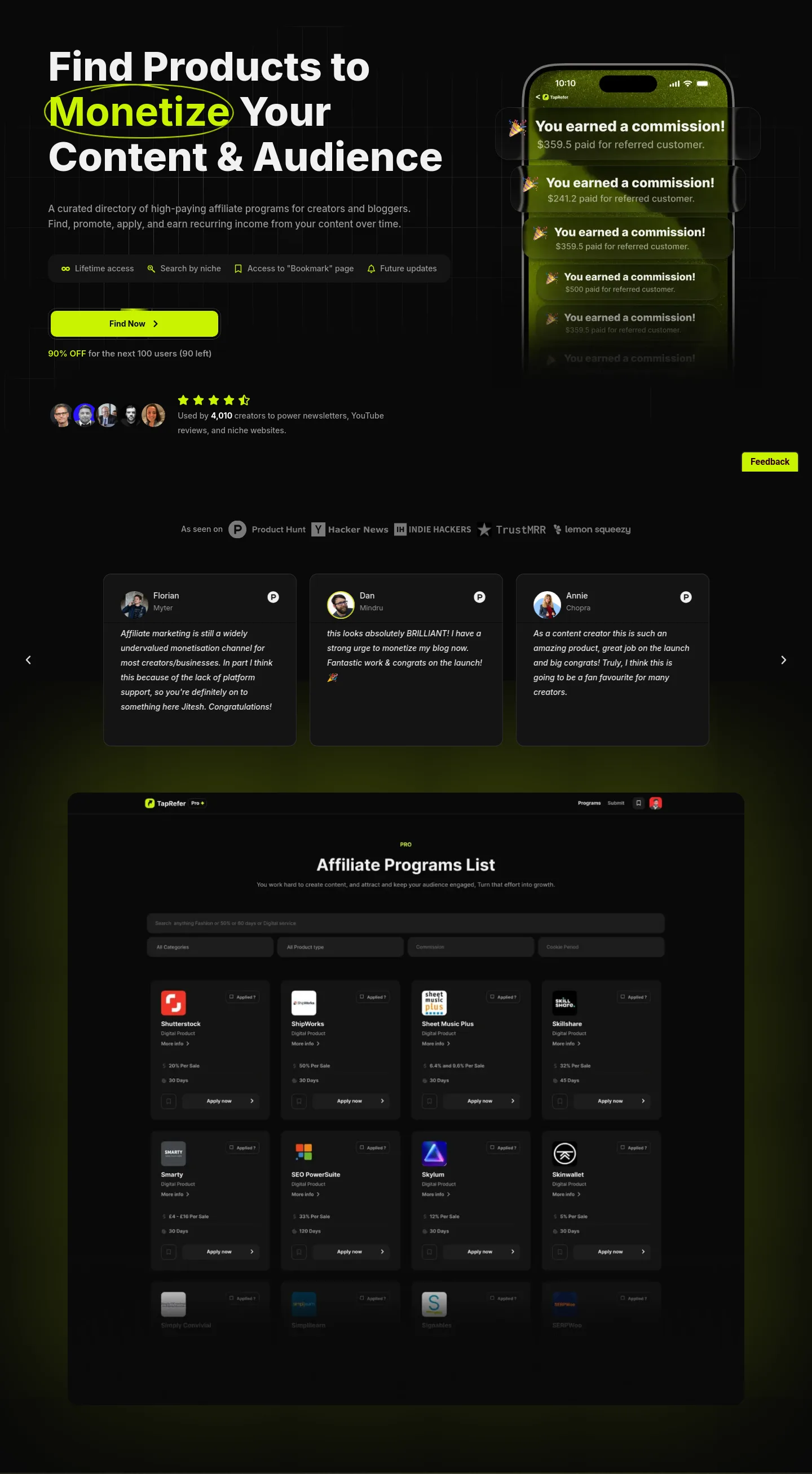 taprefer.com — Hero