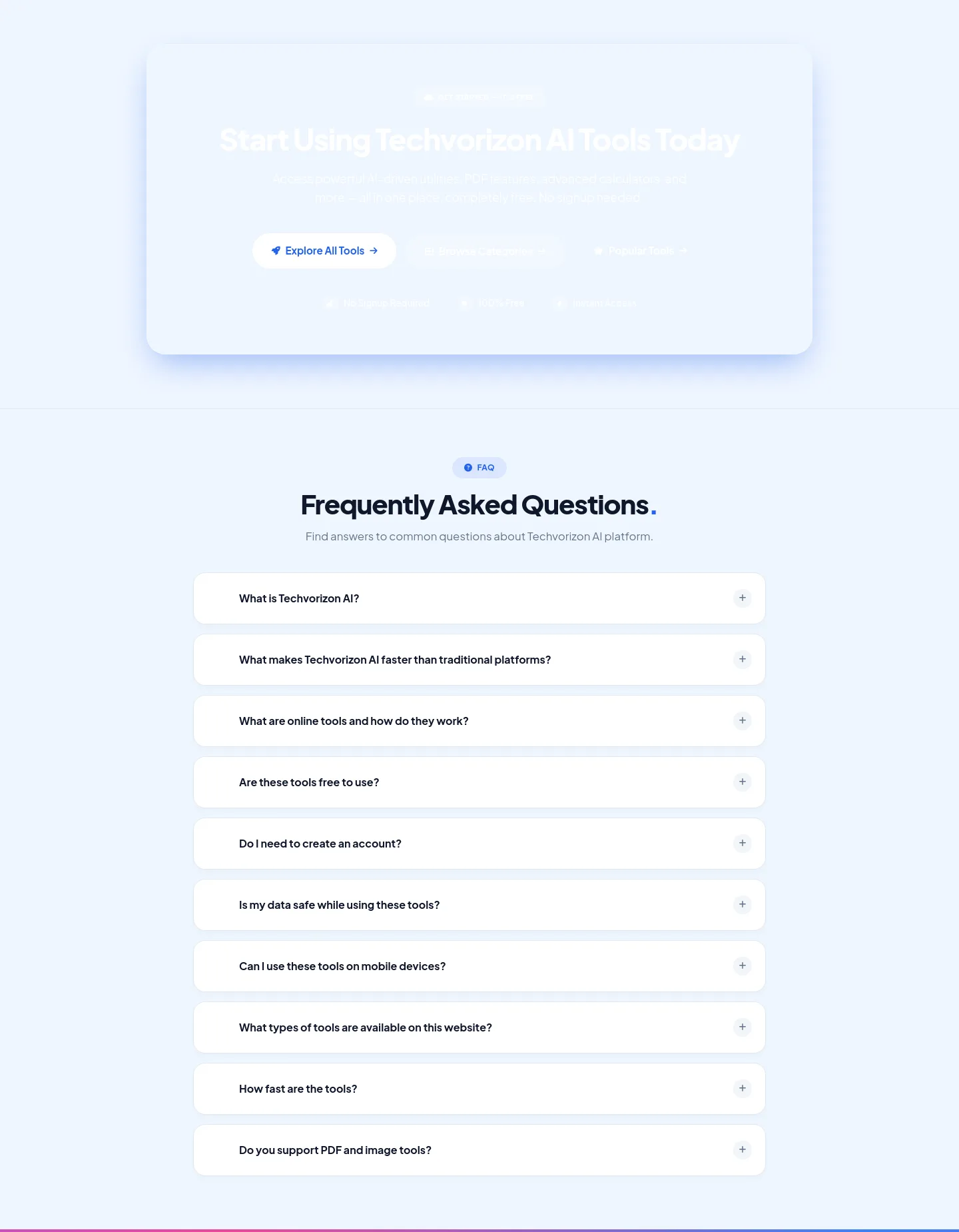techvorizonai.com — FAQ