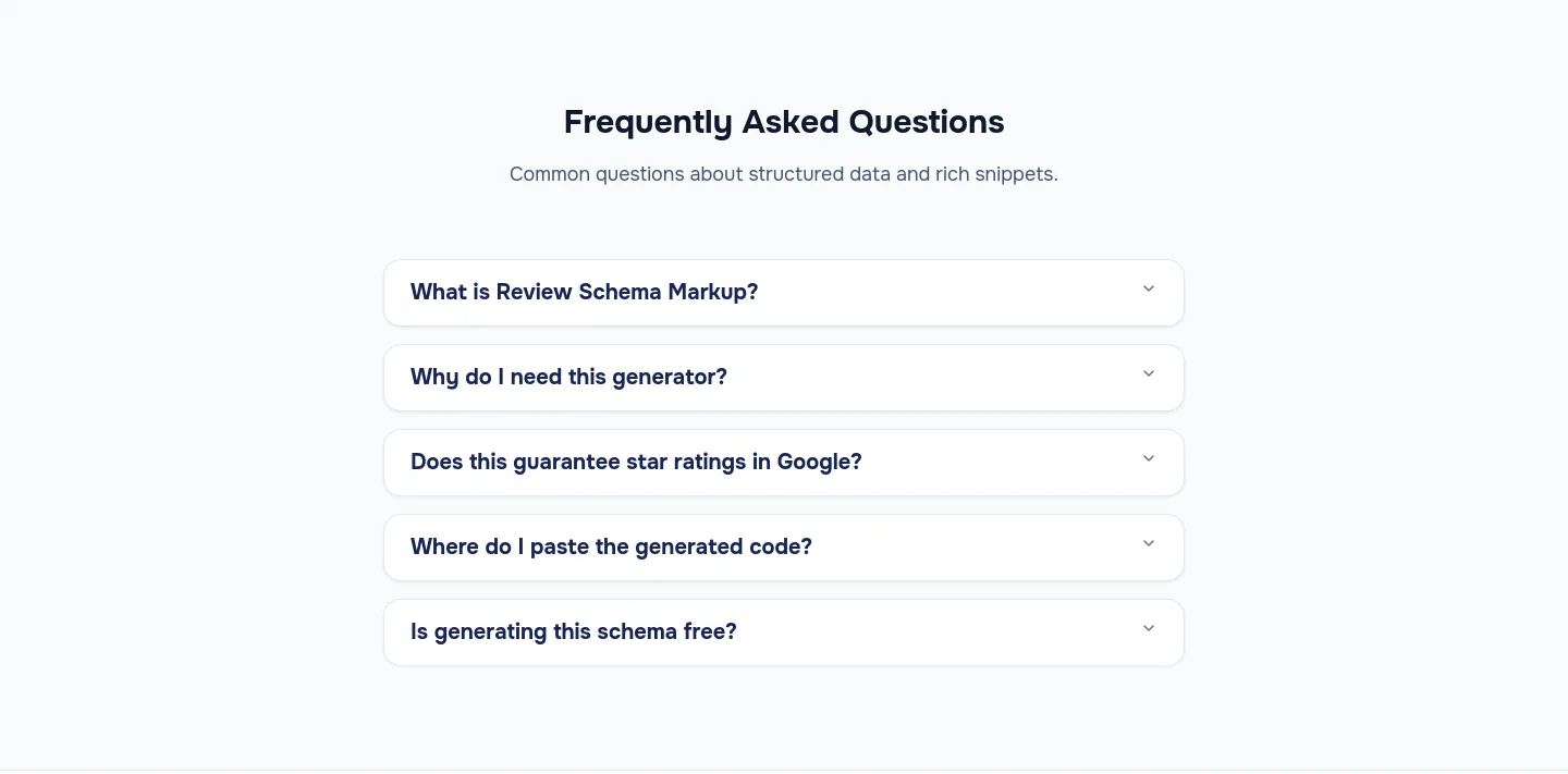 testimly.com FAQ section