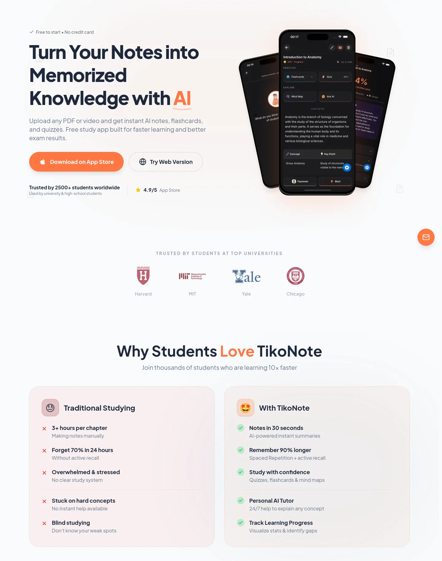 tikonote.app — Hero