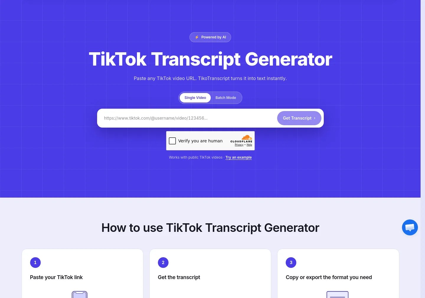 tikotranscript.com — Hero
