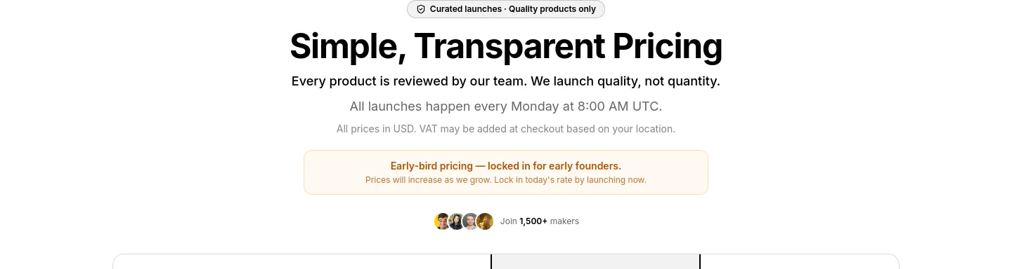 tinylaunchpad.com — Hero