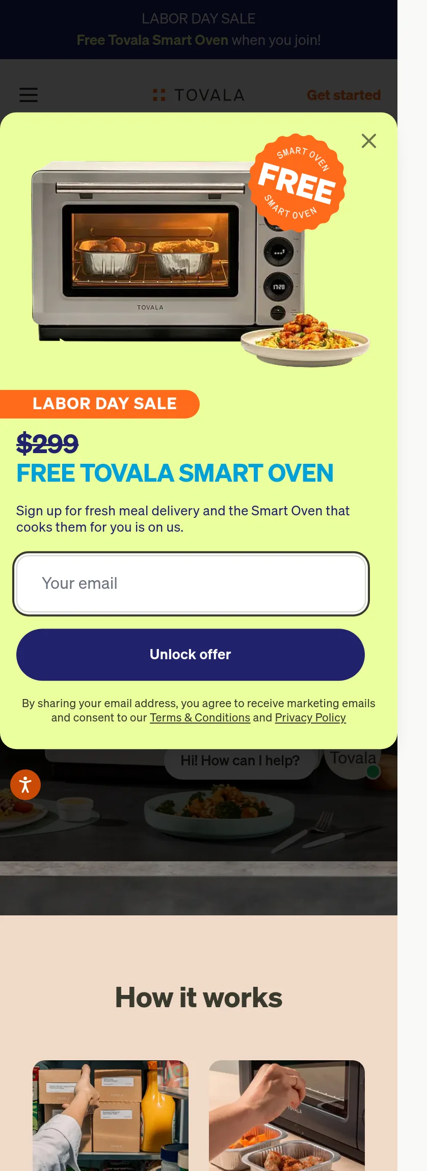 tovala.com — The Pricing Page