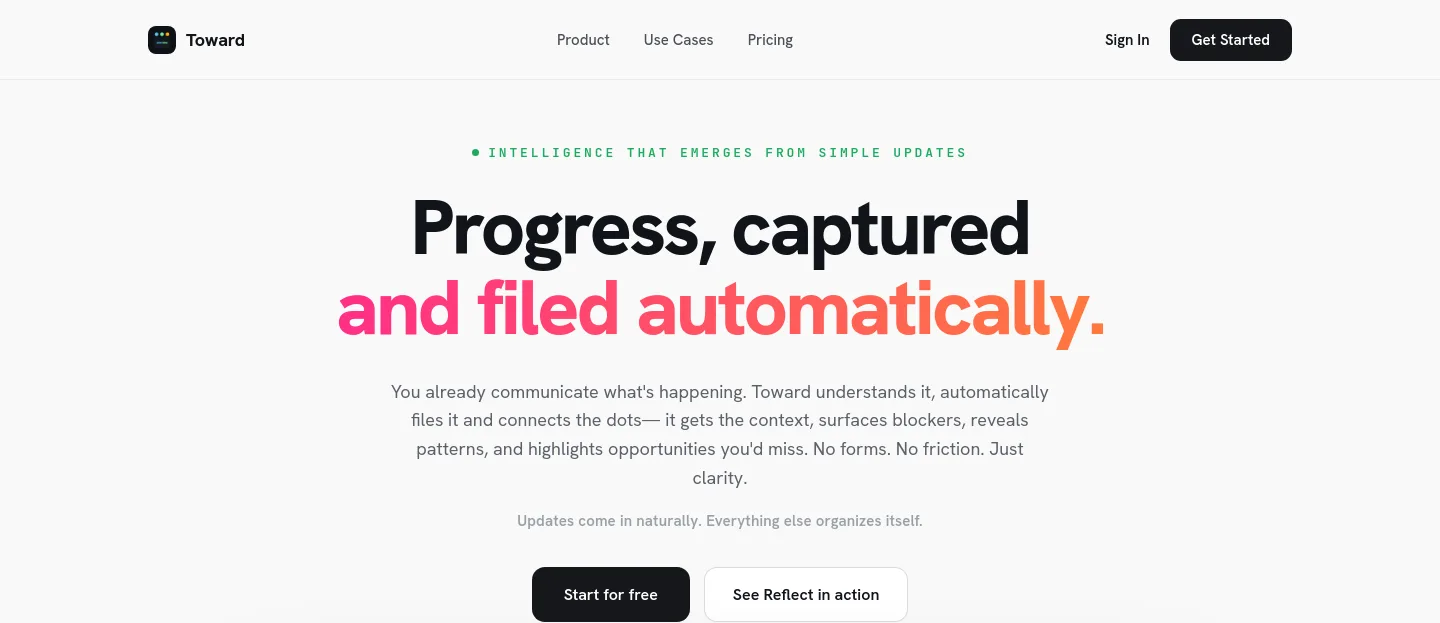 toward.one — Hero