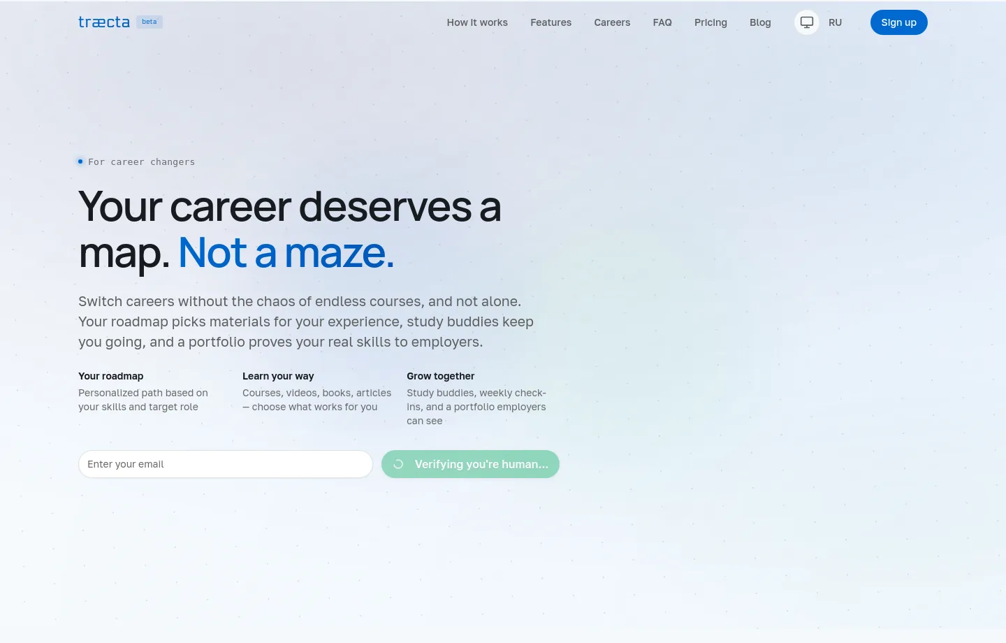 traecta.com — Hero