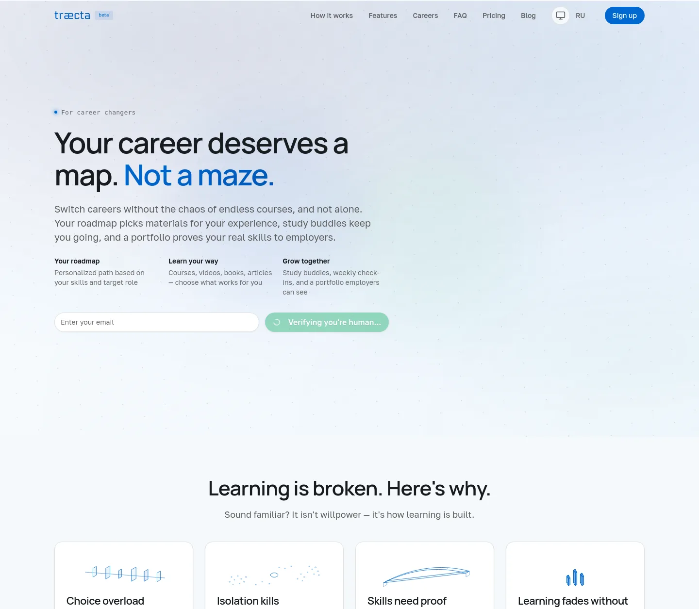 traecta.com — The Trust Wall