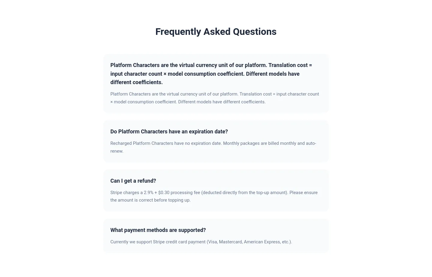 tranai.app — FAQ