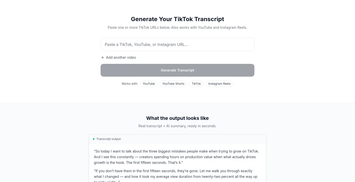 transcribevideo.ai — Logo Wall