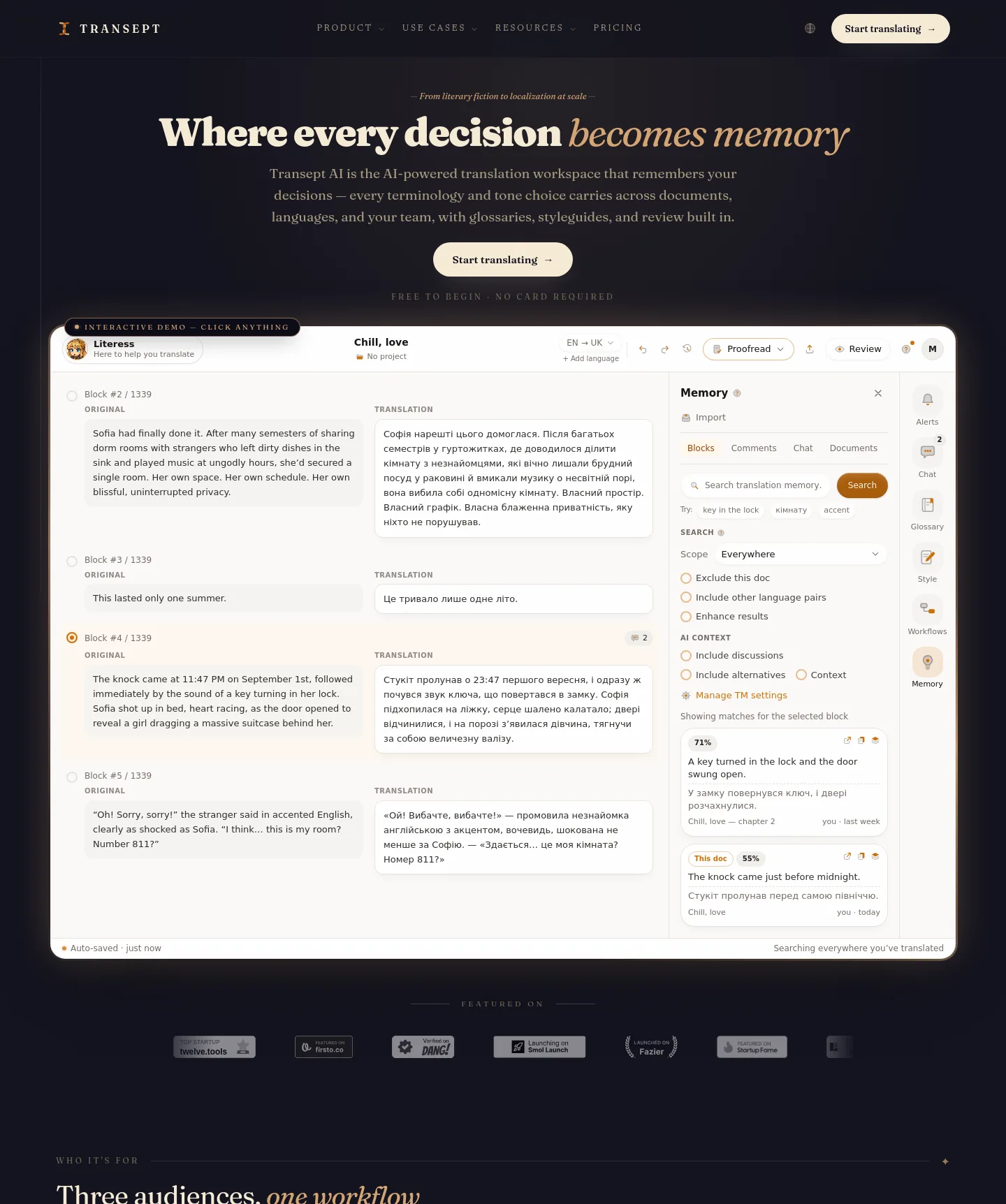transept.ai — The Objection-Handler