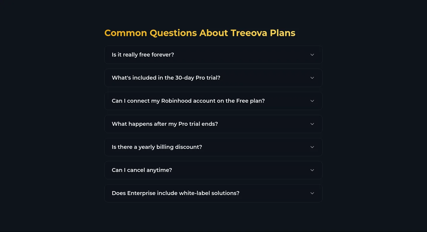 treeova.com — FAQ