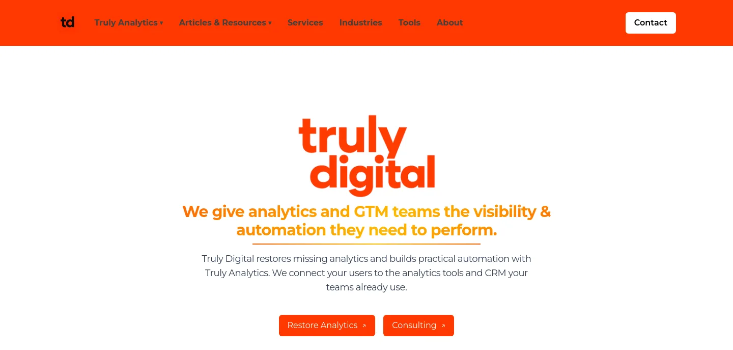 trulydigital.net — The Trust Wall
