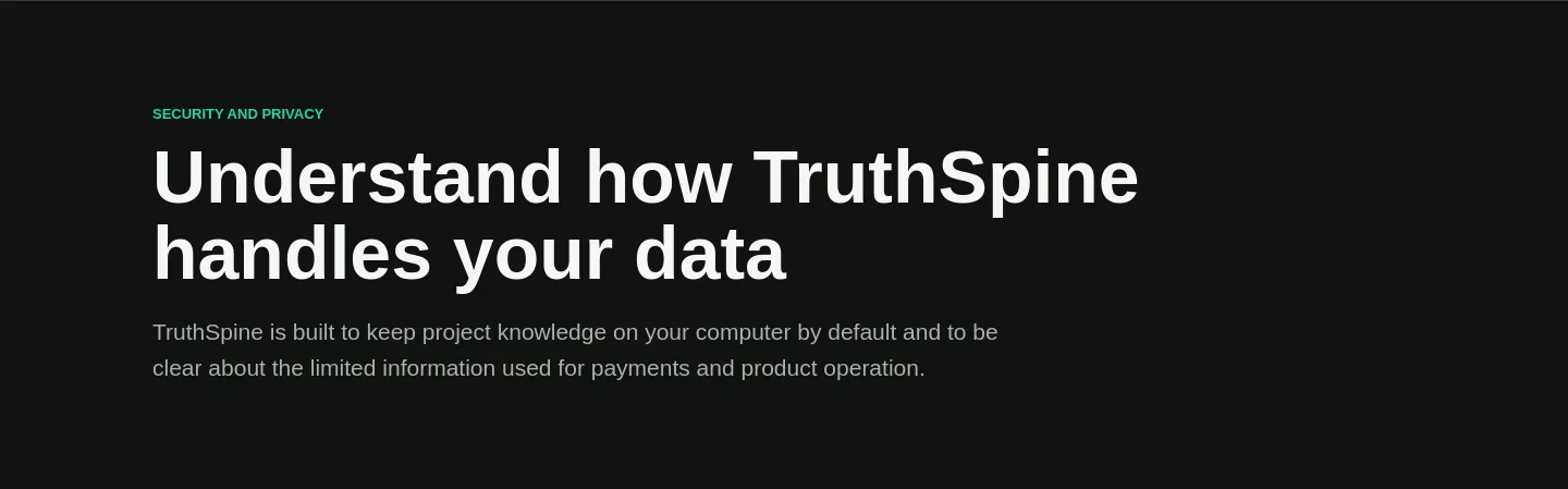 truthspine.app — Hero