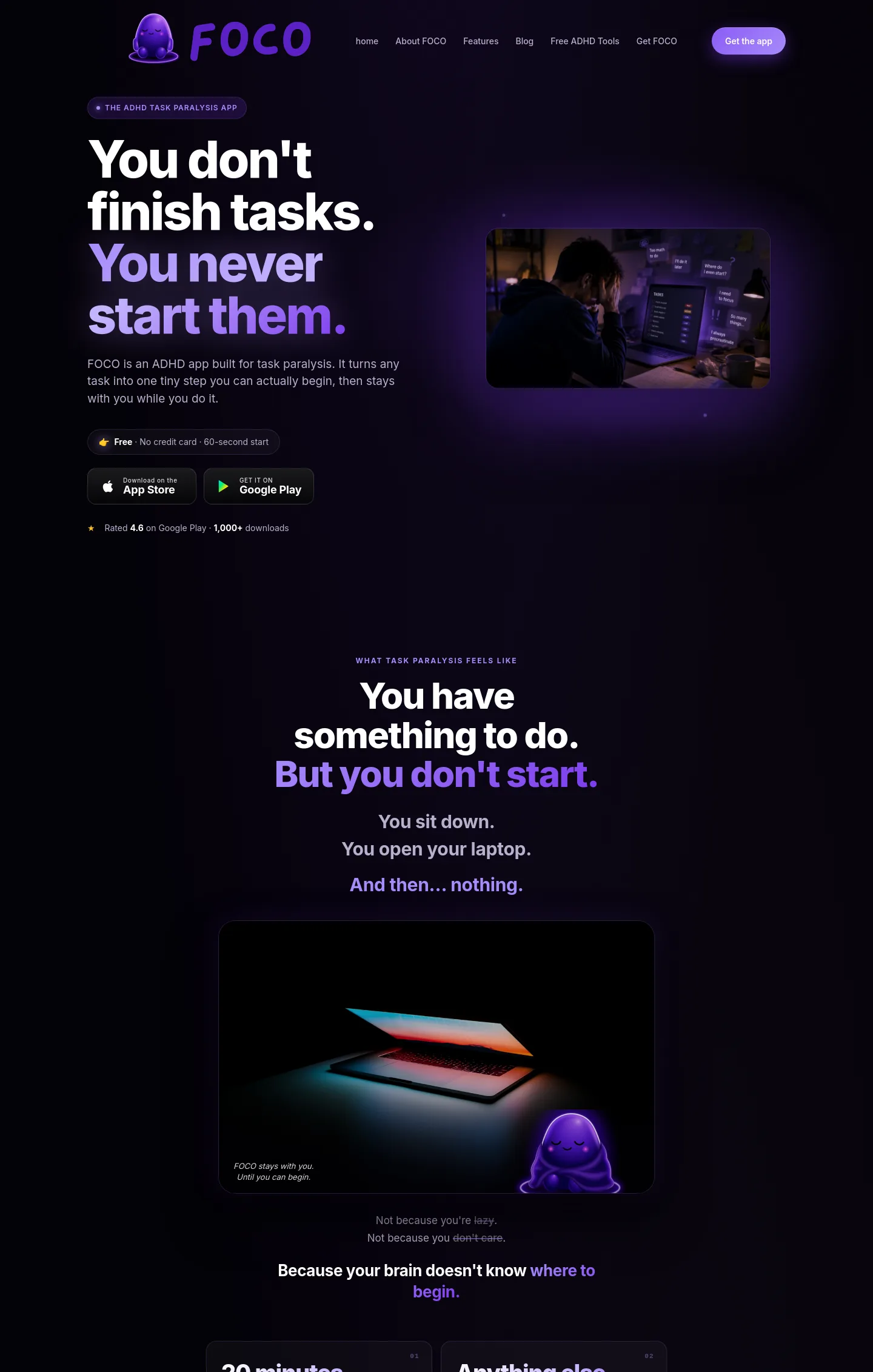 tryfoco.com — The Pricing Page