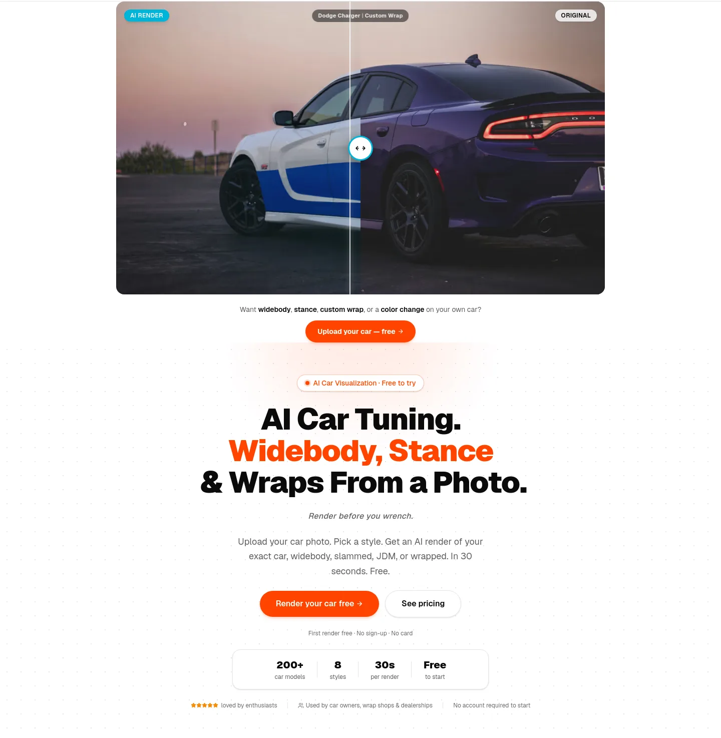 tunedrides.com — Hero