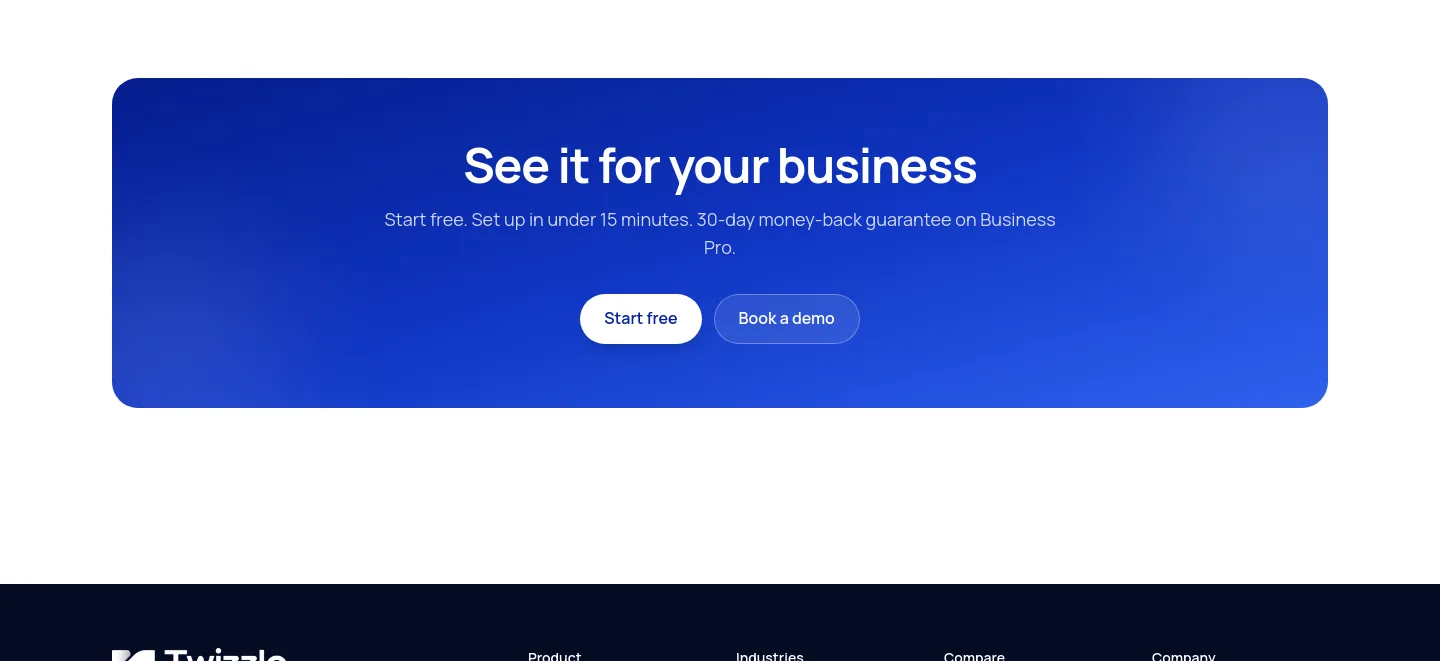 twizzlo.com — CTA