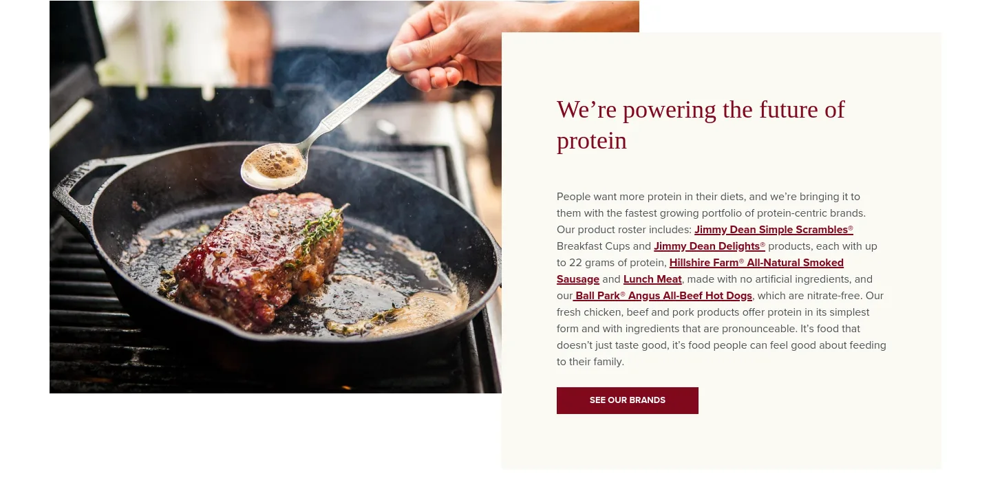tysonfoods.com — Logo Wall